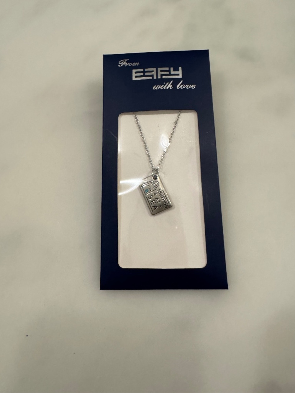 Effy Silver Tone Necklace and pendant